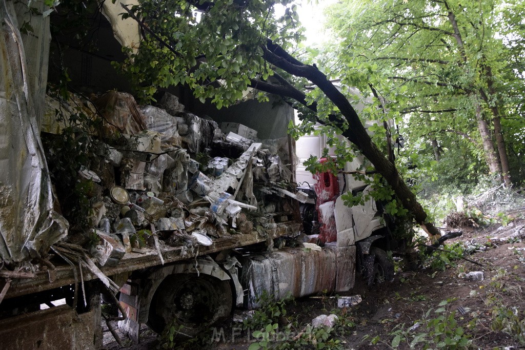 Schwerer VU A 3 Rich Oberhausen Hoehe AK Leverkusen P371.JPG - Miklos Laubert